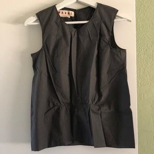 Marni Grey Sleeveless Top